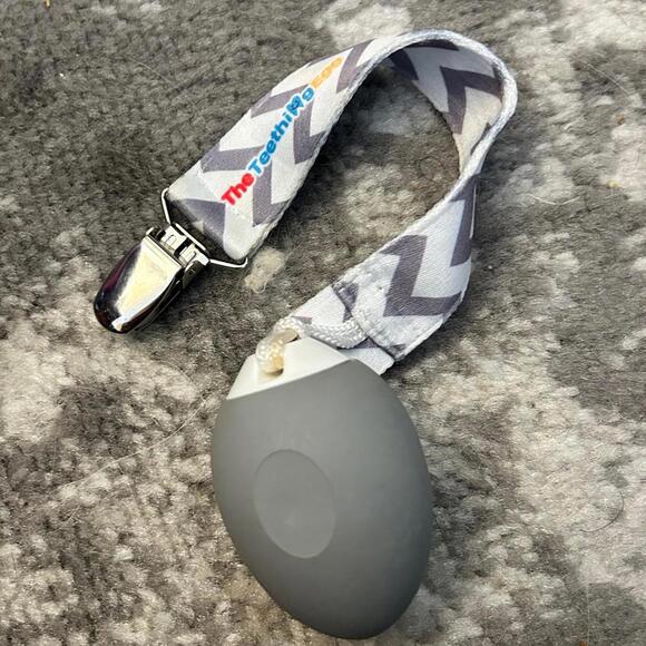 Playtex Teething Egg Sensory Toy Gray - Picture 1 of 3